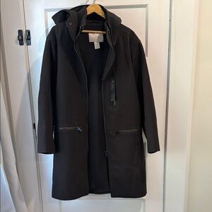 The Arrivals long black jacket